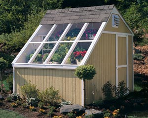 Versatile solar shed